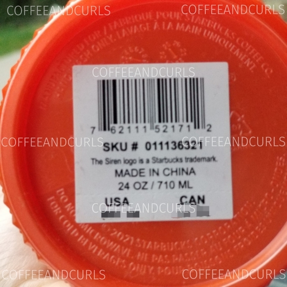 Starbucks Orange Bling Studded Fall 2022 Release Venti NWT - Picture 7 of 9